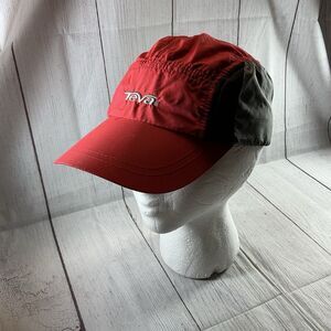 Teva Red Black Gray Outdoor Biker Runner Adjustable Hat Cap
